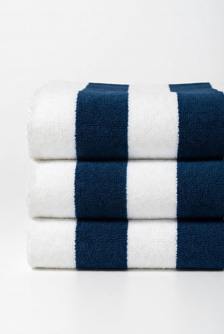 Cabana stripe pool towels